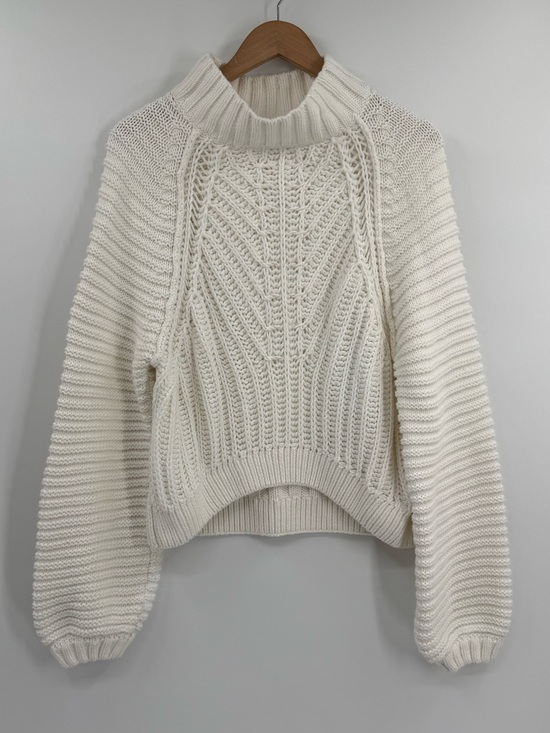 Free People Sweaters - Free People Sweetheart Mock Neck Sweater | Ivory | Medium